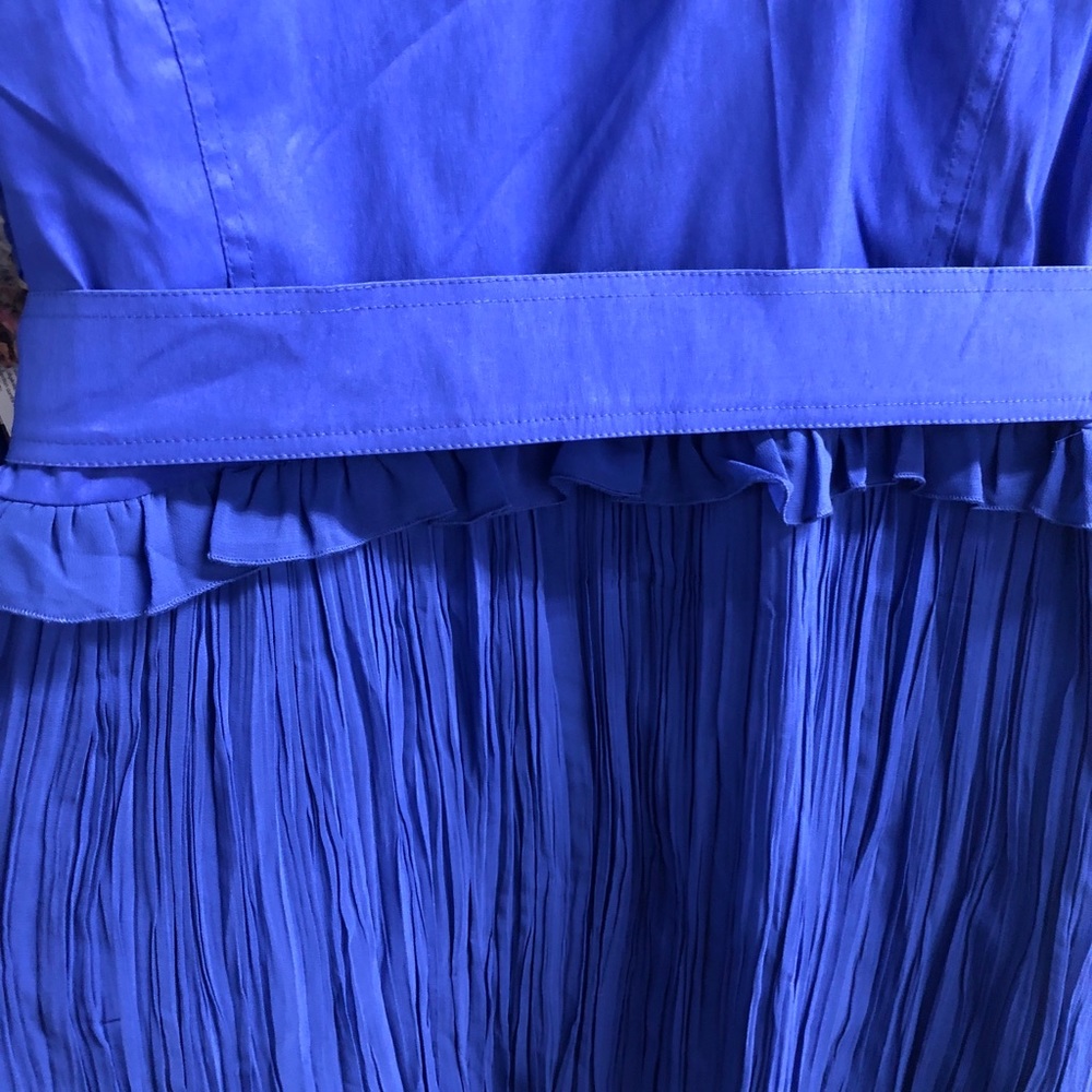BEAUTIFUL A-LINE BELTED PLEATED JACKET XL